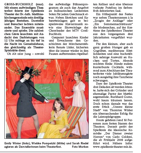 Hallo Sonntag zum 30-jähriges Bestehen